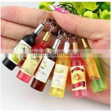 car keychain couple keychain keychains BEER BOTTLE 4.6cm