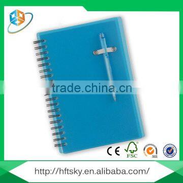 2016 new design hardcover recycled paper school notebook