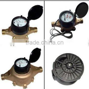 High accuracy volumetric rotary meter brass and plastic material