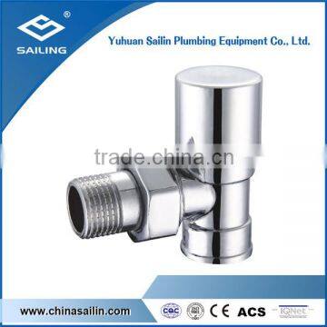 brass chromed forged radiator valve