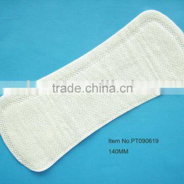 140mm pantyliner,sanitary pantyliner,cottony pantyliner