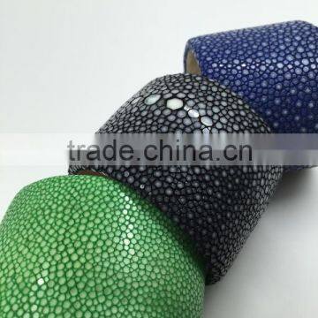 Luxury High End Quality Real Stingray Cuff Bangle Bracelet Cuff Stingray Bangle photo-6
