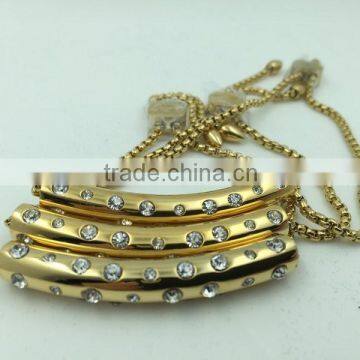 High End Quality Adjustable 18K gold bracelet jewelry design for girls