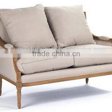 elegant solid wood hand carving recliner sofa