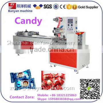 Automatic pillow seal japanese chinese turkish sweet candy bar Packing Wrapping Machine with Servo motor