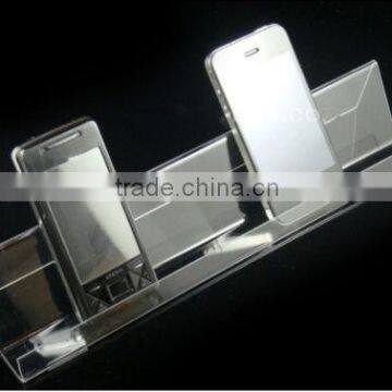 Clear Universal Mobile cell phone display stand holder rack