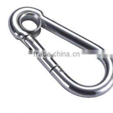 8mm STAINLESS STEEL SNAP HOOK WITH EYELET DIN 5299 FORM A photo-2