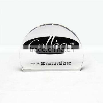 round shaped logo block, custom sign block