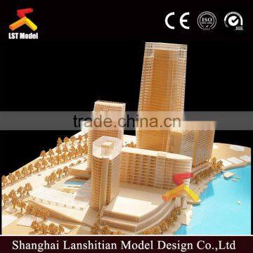 Modern architecture design 1/150 scale models for real estate 3d building models