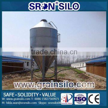 Hot Galvanized Bolt Assembly Chicken Feed Silo for Sale photo-2