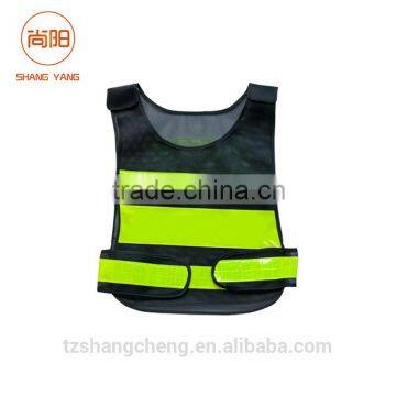 Yellow and Black running police reflective vest