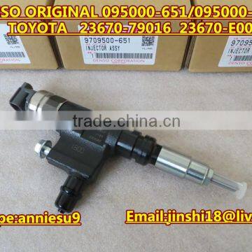 DENSO Common Rail Fuel Injector 095000-6510, 9709500-651 for TOYOTA 23670-79016, 23670-E0081