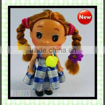 2013 new style plastic mini doll,vinyl small doll