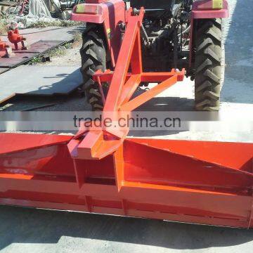 Rear tractor land leveler with three point linkage