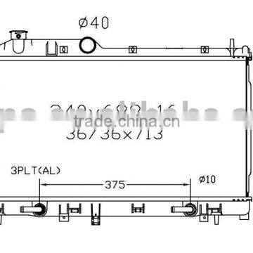 Auto Radiator(suitable For: Legacy/Outback 03- AT)