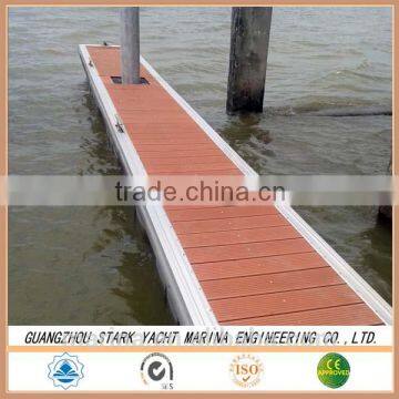 yacht durable floating pontoon with aluminum or steel frame for sale