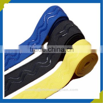 Manufacturer Customized Elastic Coated Technics gripper silicone coating elastic band for underwear bra