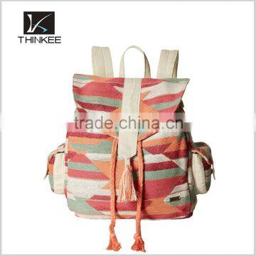 Thinkee backpack custom fashion aztec drawstring backpack wholesale 2016 girls backpack                        
                                                Quality Choice