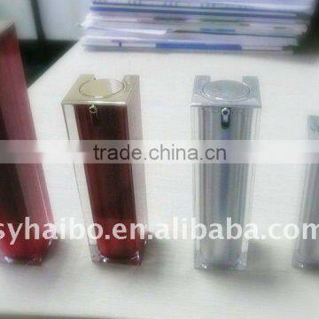 airless acrylic body lotion bottle