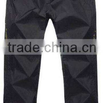 fashion design custom black men waterproof pants