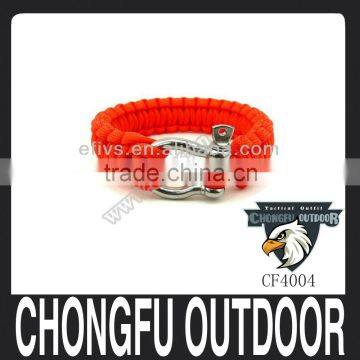 fashion bright color wrist watchband parachute cord