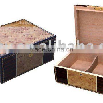 Wooden Humidor and Wooden Cigar Case