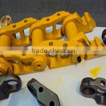 bulldozer track shoes,D4D,D6R,D7G,D8H,D155,D275 Track Link Assy,Track Chain Lubricated for Komats u/Doosan/ Hitachi