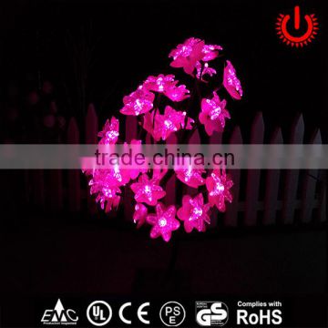 LED pink flower 110v christmas tree light