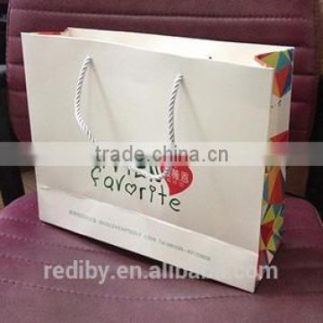 logo printed cheap shopping bag custom