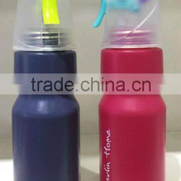 2016 New Arrival Plastic Sprayer Bottle Plastic Sports Bottle with Spray Trigger