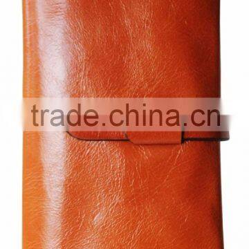 RFID Blocking Womens Leather Slim Wallet