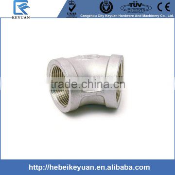 Inox 316 stainless steel threaded fittings female-female elbow 45 degree