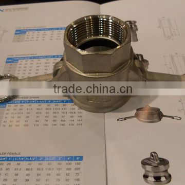 high-quality sus316 stainless steel quick coupling Coupler female