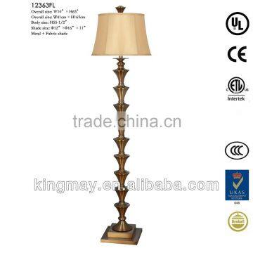 Copper lighting bamboo floor lamp