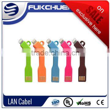 Colorful Flat Micro USB cable for HTC , Samsung , usb charger cable DHL shipping