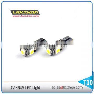 T10 5 pcs 5050 SMD error free auto led bulb