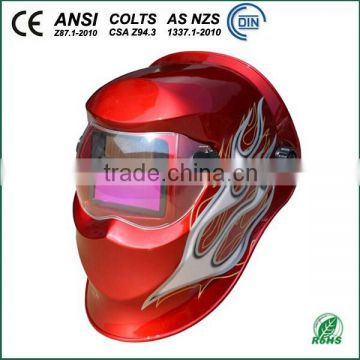 WH0906B Red Auto Darkening Welding Headpiece