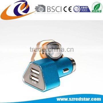 Hot Sales ! Metal Bullet Electric Dual Car Charger photo-3