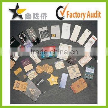 2015 High quality custom clothes price tags&clothes tags