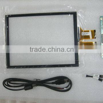 Custom Smaller Demension 2.8"5",7",10.1" Capacitive Touch Panel With Printing White Logo and Some LED Apertures photo-3