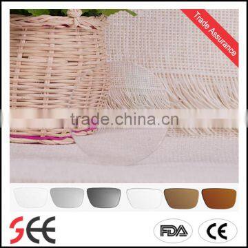 1.56 Photochrmic single vision grey brown optical lens