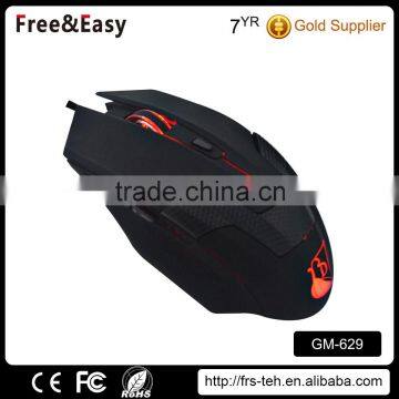 6D Ergonomic Glowing Gaming Mouse With Scroll Can do Led Show photo-6