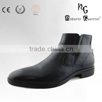 High end fashion leather safety shoe