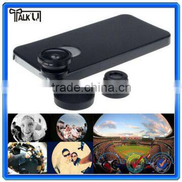 180 degree wide angle phone lens fisheye lens with universal clip for iphone