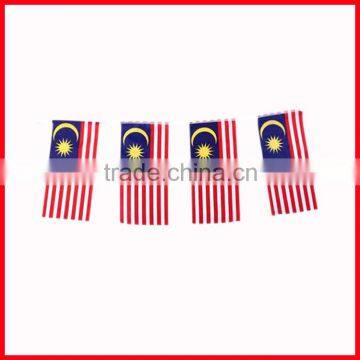 14*28cm Malaysia flag,flying flag,string flag