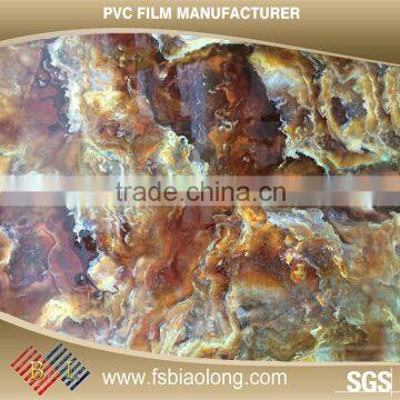 Any Color As You Like wood grain pvc opaque profile film