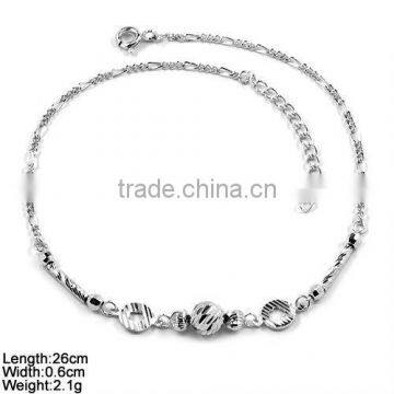 [JL-06] 925 Silver Anklet, Plain Silver Anklet