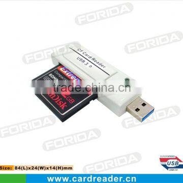 USB3.0 Smart Compact Flash card reader with indicator for laptop