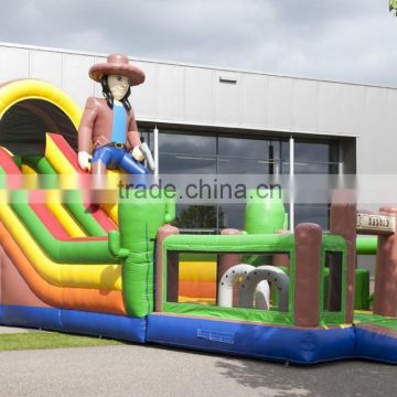 Inflatable cowboy playland amusment park