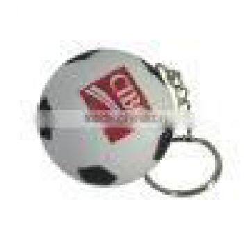 2015 high quality PU foam football shape keychain